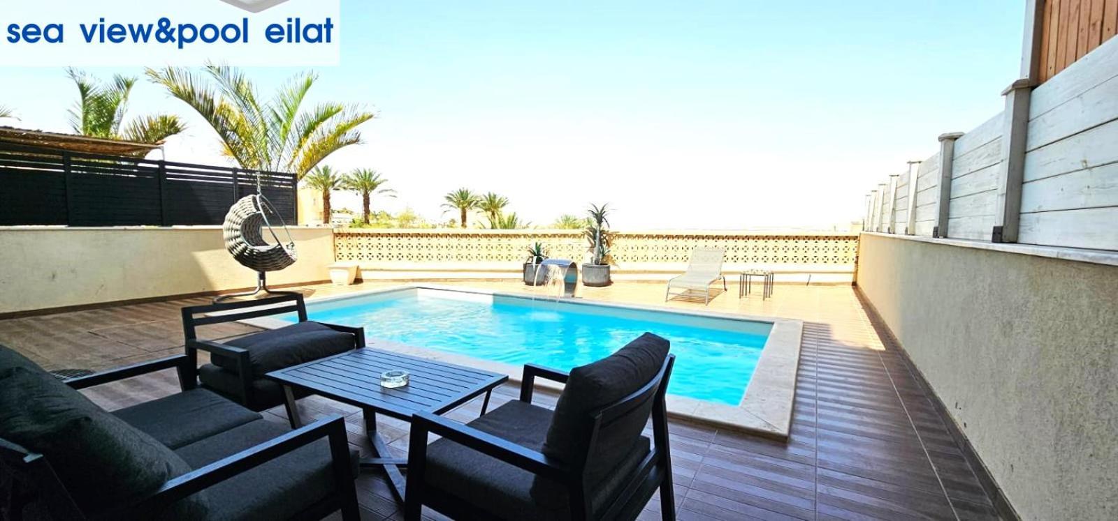Sea View & Pool Eilat Apartment ภายนอก รูปภาพ