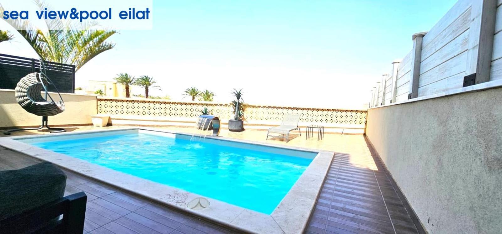 Sea View & Pool Eilat Apartment ภายนอก รูปภาพ